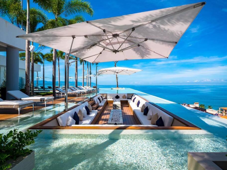 Luxury Oceanview Modern Condo ปูแอร์โตบาญาร์ตา ภายนอก รูปภาพ