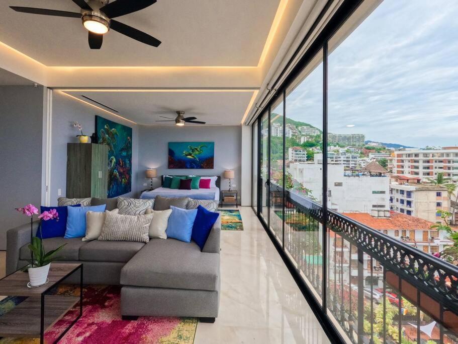 Luxury Oceanview Modern Condo ปูแอร์โตบาญาร์ตา ภายนอก รูปภาพ