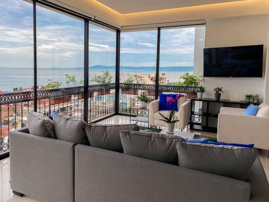 Luxury Oceanview Modern Condo ปูแอร์โตบาญาร์ตา ภายนอก รูปภาพ