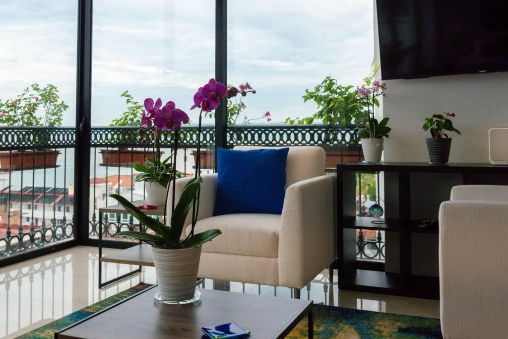 Luxury Oceanview Modern Condo ปูแอร์โตบาญาร์ตา ภายนอก รูปภาพ