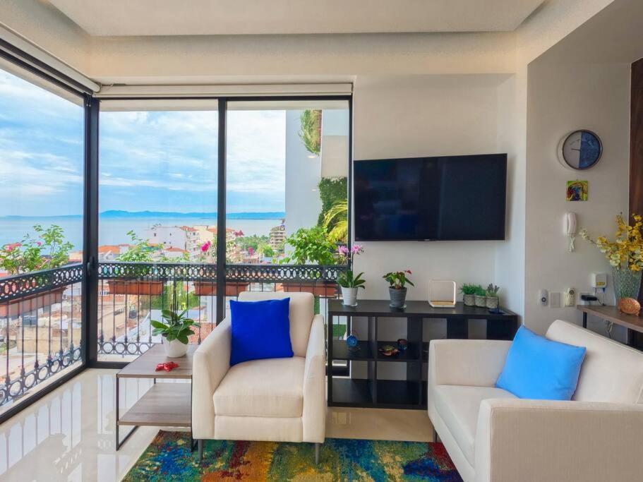 Luxury Oceanview Modern Condo ปูแอร์โตบาญาร์ตา ภายนอก รูปภาพ