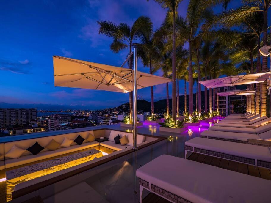 Luxury Oceanview Modern Condo ปูแอร์โตบาญาร์ตา ภายนอก รูปภาพ